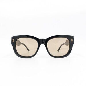 Gucci GG1110 Square Sunglasses Black Brown OS